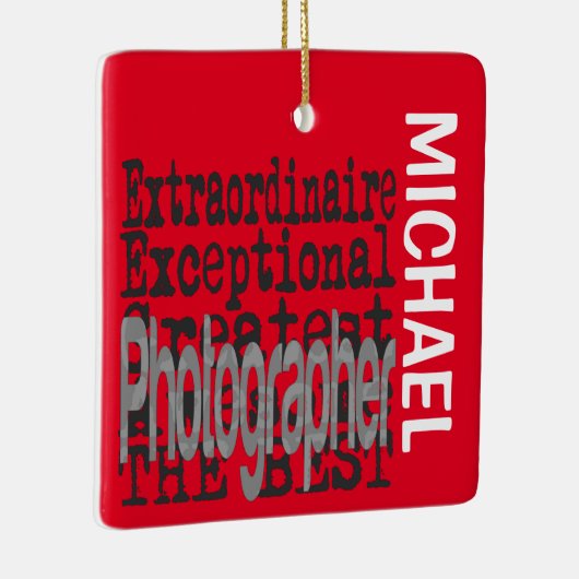 Fotograf Extraordinaire CUSTOM Keramikornament (Rechts)