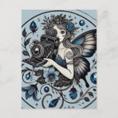 Fotograf Fairy Postkarte (Vorderseite)