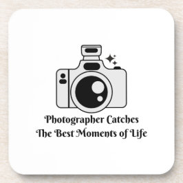 Fotograf fängt die besten Momente des Lebens ein Getränkeuntersetzer