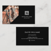 Fotograf Foto QR Code Beruflich Visitenkarte (Vorne/Hinten)