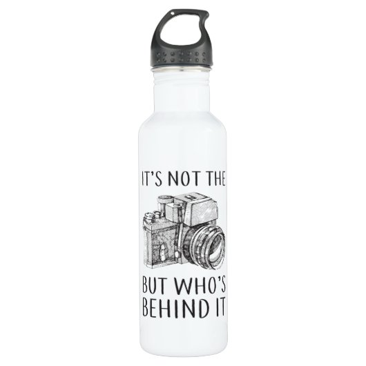 Fotograf Fotograf Camera Funny Gift Idee Edelstahlflasche (Vorderseite)