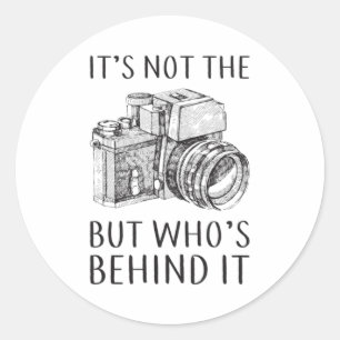 Fotograf Fotograf Camera Funny Gift Idee Runder Aufkleber