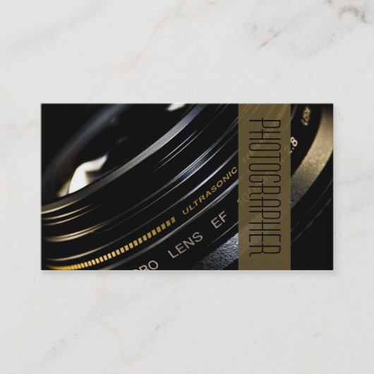 Fotograf, Fotograf-Visitenkarte Visitenkarte (Vorderseite)