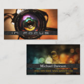 Fotograf, Fotograf-Visitenkarte Visitenkarte (Vorne/Hinten)