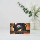 Fotograf, Fotograf-Visitenkarte Visitenkarte (Stehend Vorderseite)