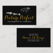 Fotograf, Fotografie, Camera Business Card Visitenkarte (Vorne/Hinten)