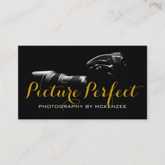 Fotograf, Fotografie, Camera Business Card Visitenkarte (Vorderseite)