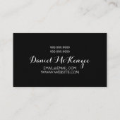 Fotograf, Fotografie, Camera Business Card Visitenkarte (Rückseite)