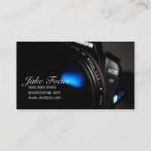 Fotograf Fotografie Camera Lens Portrait Visitenkarte (Rückseite)