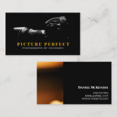 Fotograf, Fotografie, Kamera-Visitenkarte Visitenkarte (Vorne/Hinten)