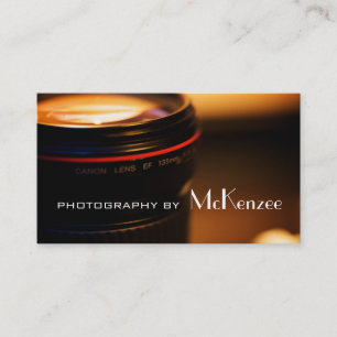 Fotograf, Fotografie, Kamera-Visitenkarte Visitenkarte