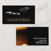 Fotograf, Fotografie, Kamera-Visitenkarte Visitenkarte (Vorne/Hinten)