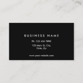 Fotograf-Fotografie-Kameraobjektiv beruflich Visitenkarte (Rückseite)