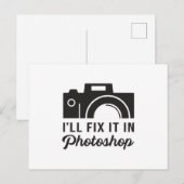 Fotograf Fotografie Lens Funny Gift Idee Postkarte (Vorne/Hinten)