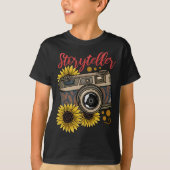 Fotograf Fotografie Storyteller Camera Geschenk T-Shirt (Vorderseite)