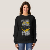 Fotograf Fotografie Sweatshirt (Vorne ganz)