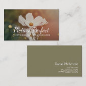 Fotograf, Fotografie, Visitenkarte (Vorne/Hinten)