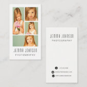 Fotograf Fotografy Foto Frame Business Card Visitenkarte (Vorne/Hinten)