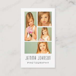 Fotograf Fotografy Foto Frame Business Card Visitenkarte