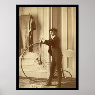 Fotograf Frances Johnston gekleidet als Mann 1895 Poster