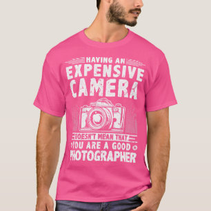 Fotograf Frauen Männer Fotokamera T-Shirt