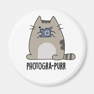 Fotograf Funny Cat Fotograf Pun Magnet