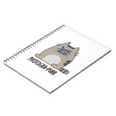 Fotograf Funny Cat Fotograf Pun Notizblock (Linke Seite)