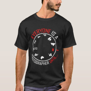 Fotograf Funny Geschenk für Kameraman Fotografie T-Shirt