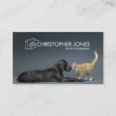 Fotograf für Haustiere - Tierfotografie Visitenkarte (Vorderseite)