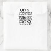 Fotograf für Inspiration-Biozid-Fotografie Runder Aufkleber (Tasche)