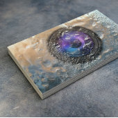 Fotograf, gefroren, Linsen Fotografie Visitenkarte