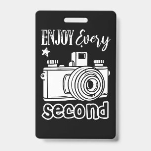 Fotograf genießt jede Sekunde Ausweis