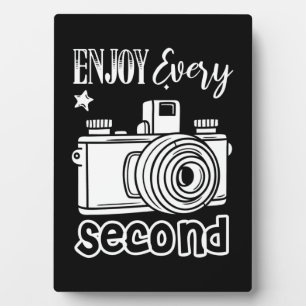 Fotograf genießt jede Sekunde Fotoplatte