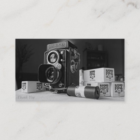 Fotograf-Geschäfts-Karte Visitenkarte (Vorderseite)