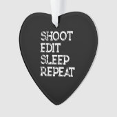 Fotograf Gift Fotografie Shoot Ornament (Vorderseite)