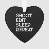 Fotograf Gift Fotografie Shoot Ornament (Vorderseite)