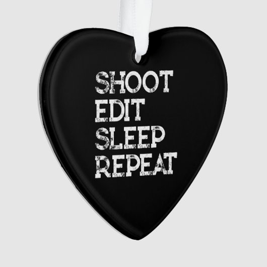 Fotograf Gift Fotografie Shoot Ornament (Vorderseite)