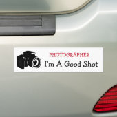 Fotograf, gut fotografiert autoaufkleber (Auf Auto)