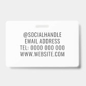 Fotograf Hochzeitskamera Ausweis (Rückseite)