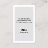 Fotograf Holding Camera Elegante Fotografie Bu Visitenkarte (Rückseite)