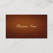 Fotograf - Holzgraf-Look Visitenkarte (Rückseite)