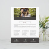 Fotograf Info zur Seitenvorlage (Stehend Vorderseite)
