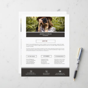 Fotograf Info zur Seitenvorlage