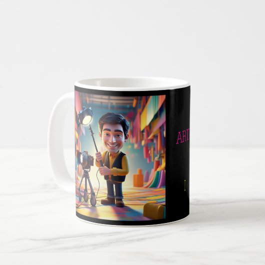 "FOTOGRAF" KAFFEETASSE (Vorderseite Links)