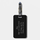 Fotograf-Kamera-Blitz Gepäckanhänger (Rückseite vertikal)