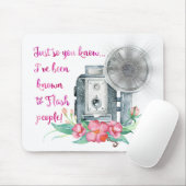 Fotograf-Kamera-Blitz Mousepad (Mit Mouse)