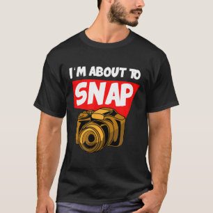 Fotograf Kamera Fotografie Geschenk Ich bin im Beg T-Shirt