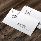 Fotograf Kamera Minimalistisch Fotografie Visitenkarte