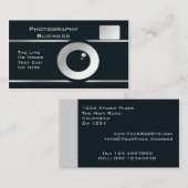 Fotograf-Kamera Visitenkarte (Vorne/Hinten)