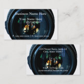 Fotograf-Kameraobjektiv-Visitenkarten Visitenkarte (Vorne/Hinten)